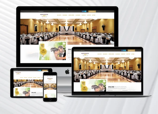 Düğün Salonu Web Tasarımı