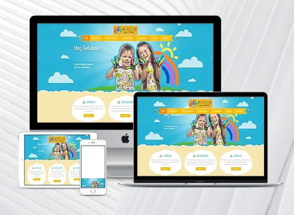 Kreş / Ana Okulu Web Tasarımı