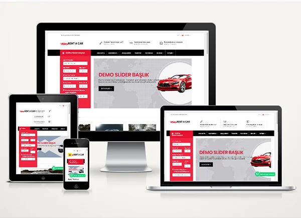 Rent A Car Web Tasarımı