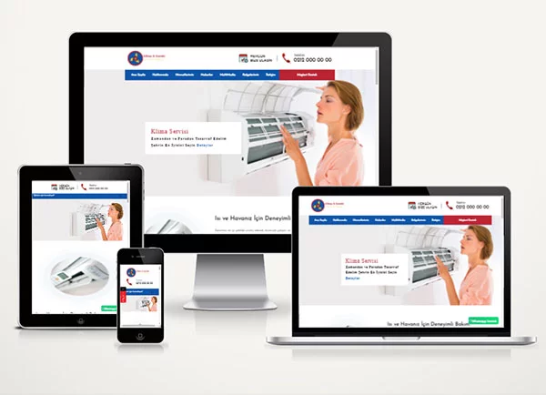 Kombi / Beyaz Eşya Servisi Web Tasarımı