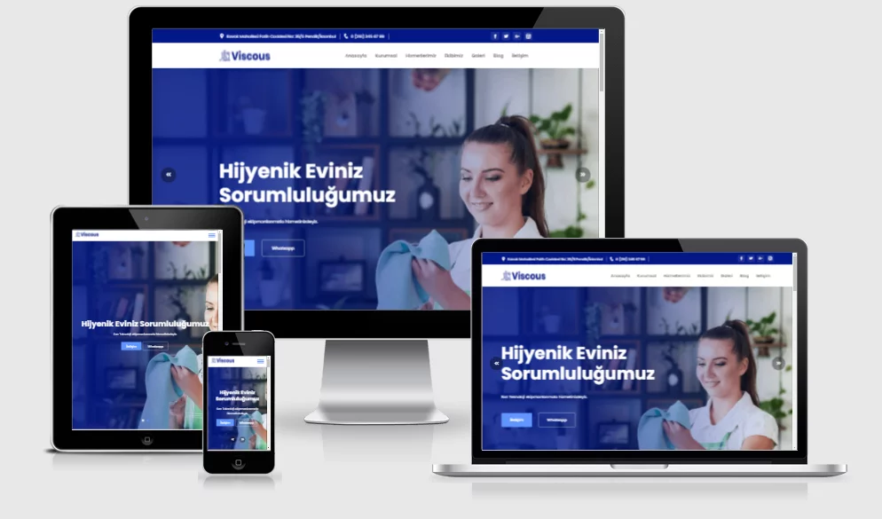 Temizlik Firması Scripti